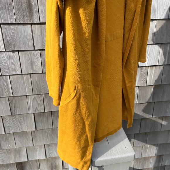 CYRUS, Hooded Sweater Cardigan, Mustard Yellow, Small - Picture 4 of 4